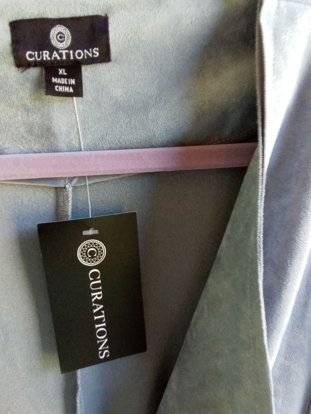 Curations Embroidered Duster Coat, NWT - Picture 3 of 8